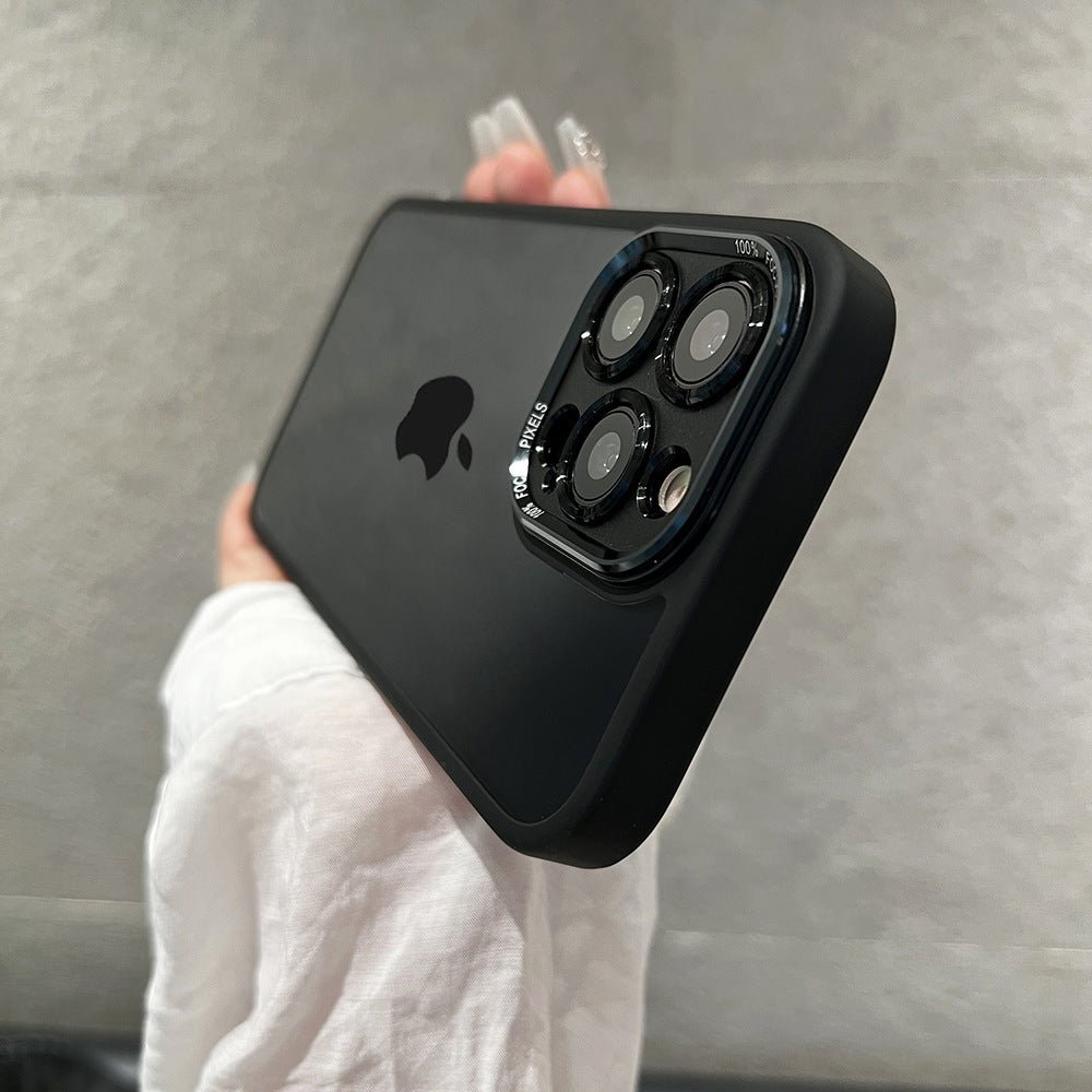 Metal Lens Transparent Magnetic Case for iPhone 15 Pro Max - TechNest