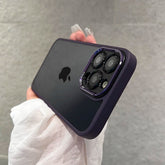 Metal Lens Transparent Magnetic Case for iPhone 15 Pro Max - TechNest