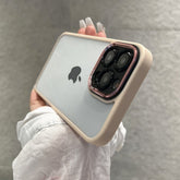 Metal Lens Transparent Magnetic Case for iPhone 15 Pro Max - TechNest
