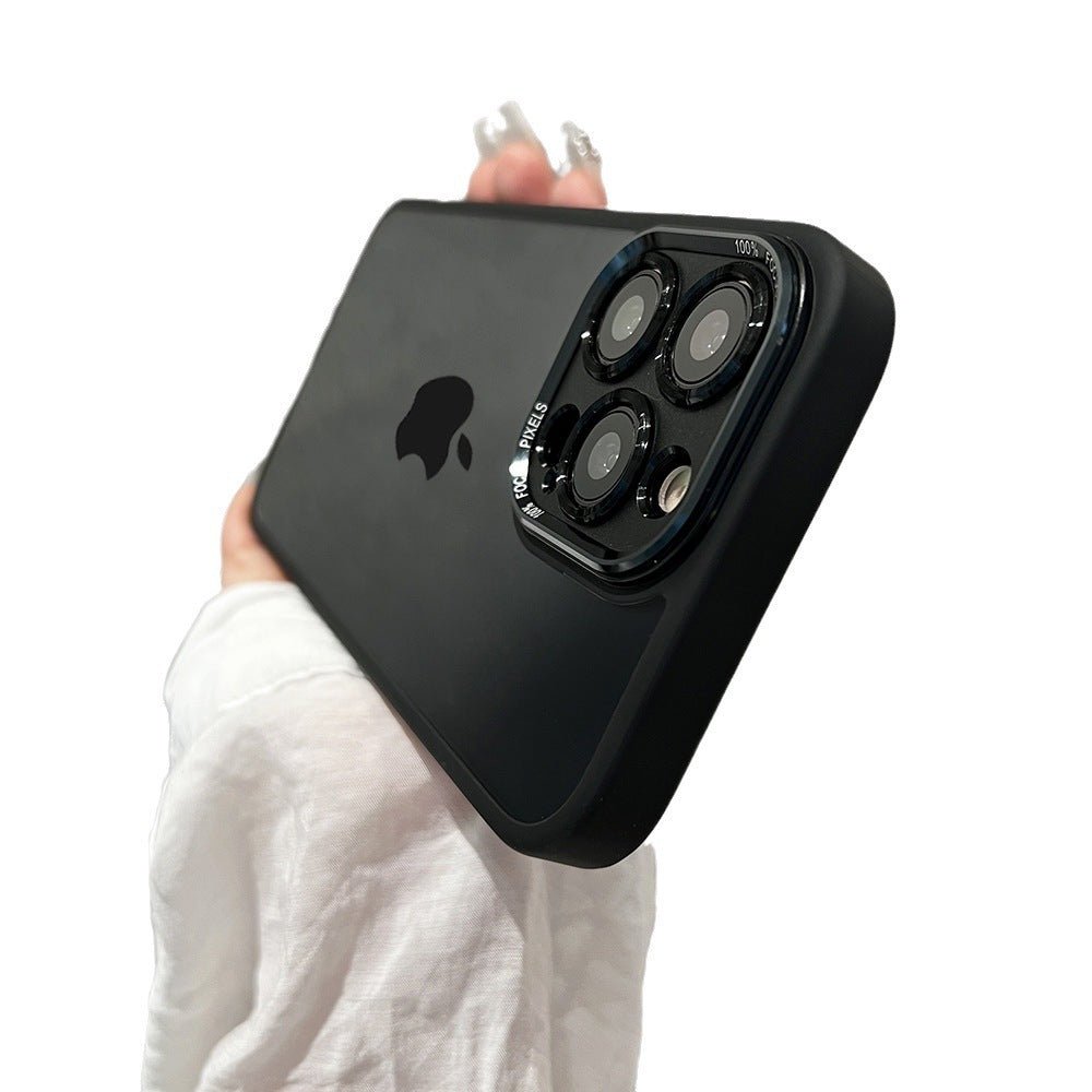 Metal Lens Transparent Magnetic Case for iPhone 15 Pro Max - TechNest