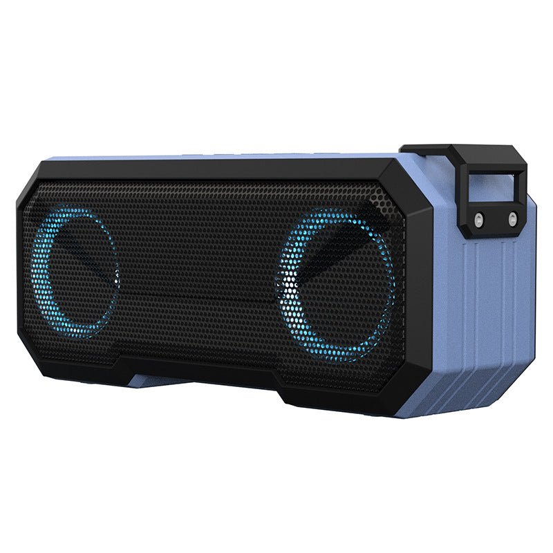 Waterproof Colorful Luminous Outdoor Wireless Speaker With Dual Speakers With Power Bank - Voltara