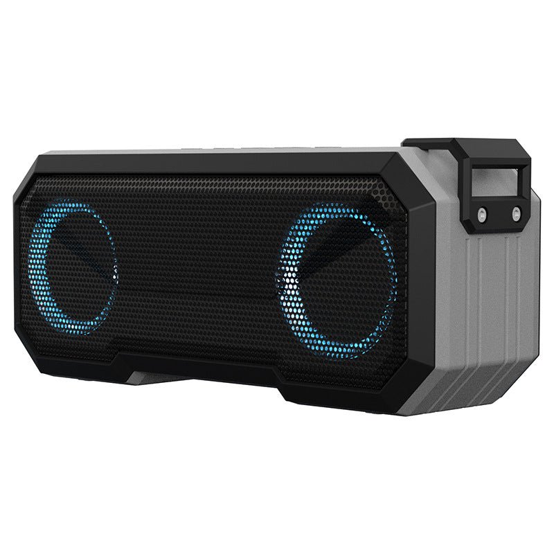 Waterproof Colorful Luminous Outdoor Wireless Speaker With Dual Speakers With Power Bank - Voltara